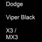 Preview: Dodge, Viper Black, X3 / MX3.